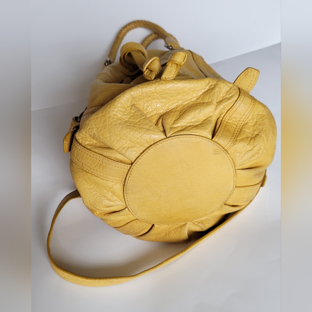 The Sak Yellow Shoulder Bag with Casual Slouchy Style - Picture 3 of 11